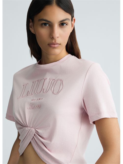 t-shirt donna rosa LIU JO | WA5001JS923/M9448